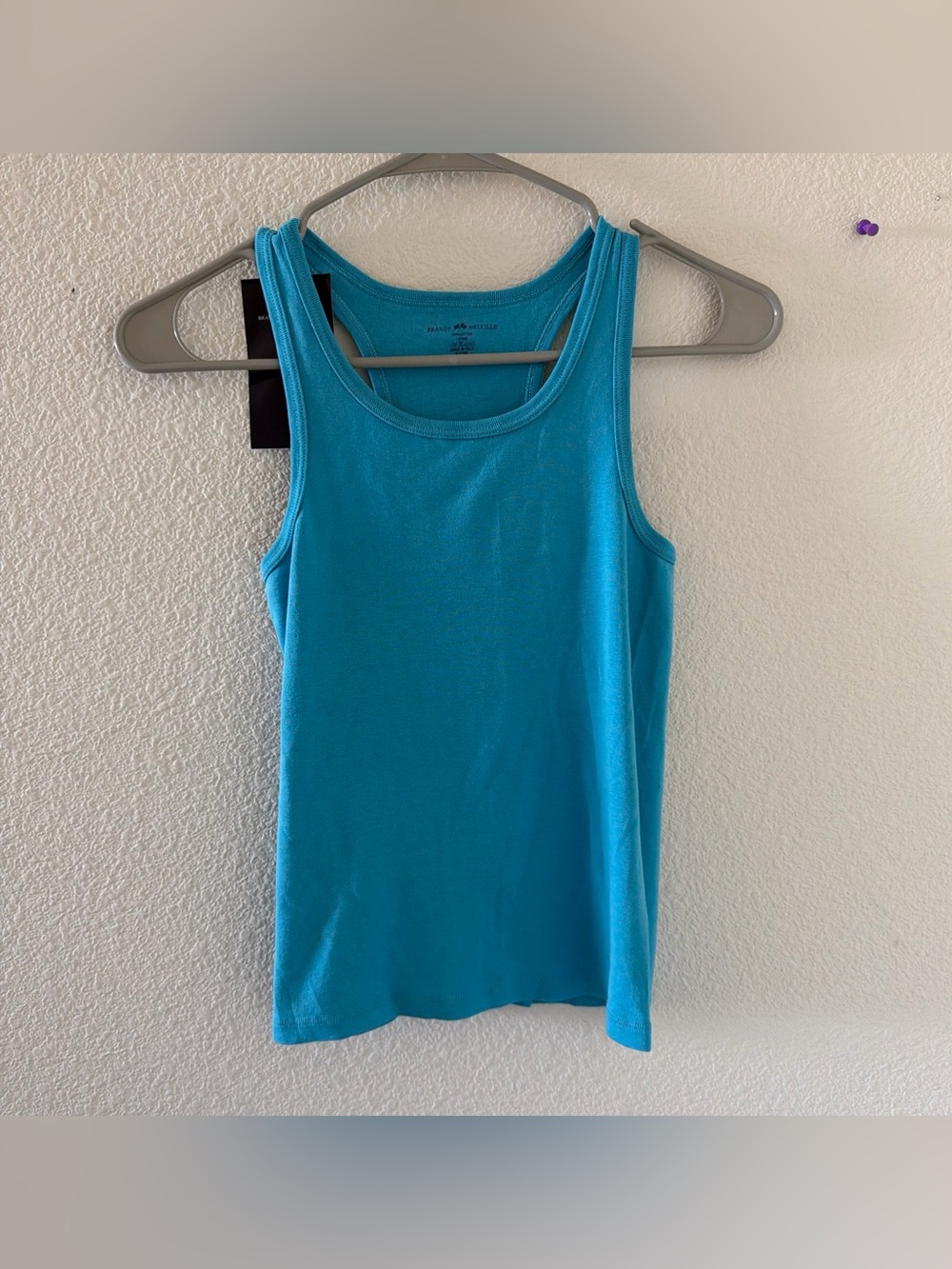Brandy Melville deep sky blue racerback tank top
